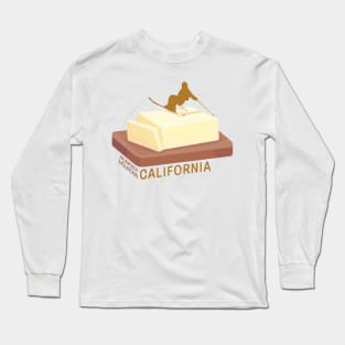 Ski Butter Carving | Heavenly Mountain California Long Sleeve T-Shirt
